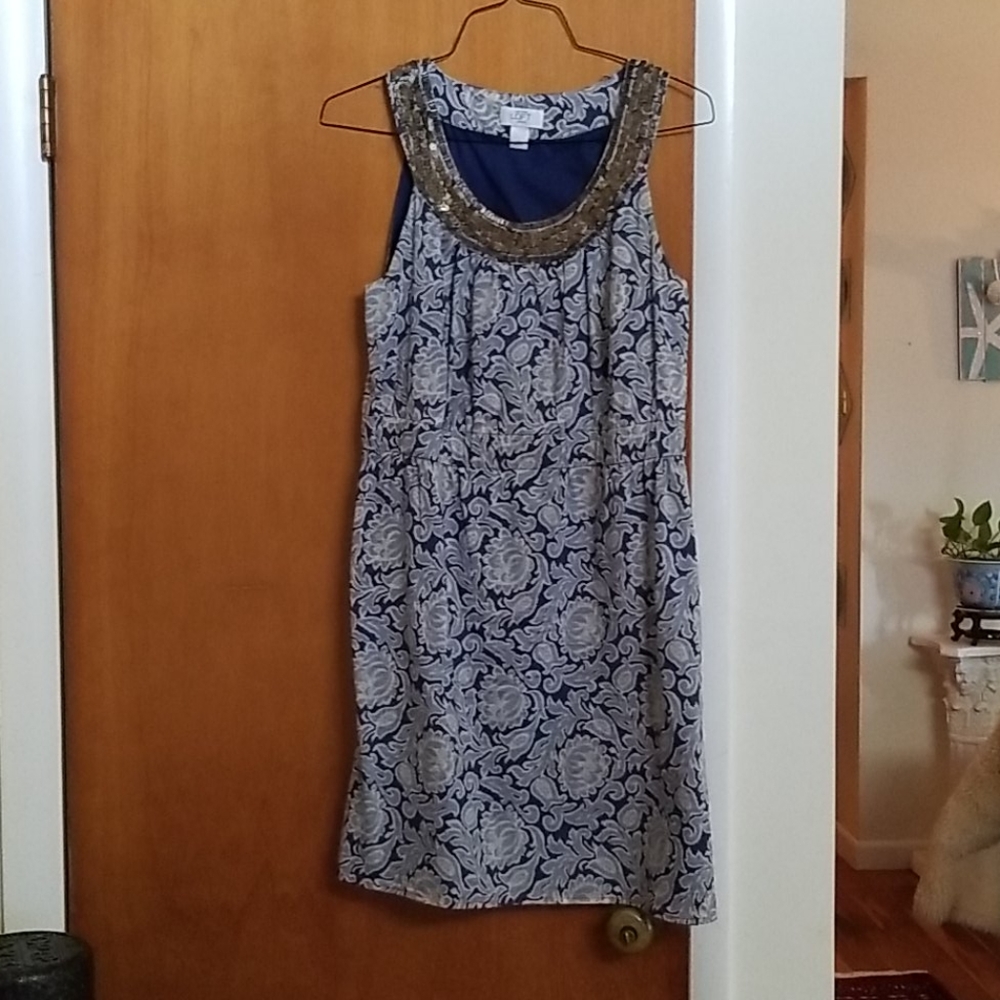 Ann Taylor Loft India print dress